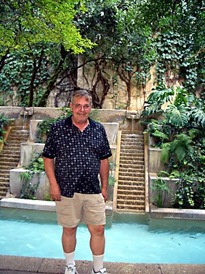 Paul (husband) on San Antonio Riverwalk