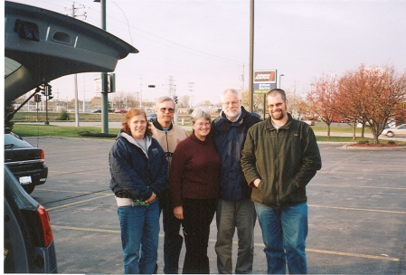 jason's family while visiting in Oshkosh