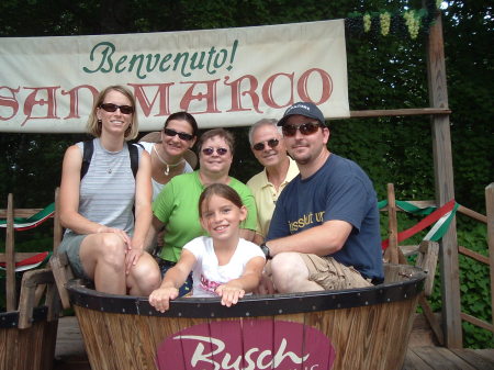 family at bushgardens