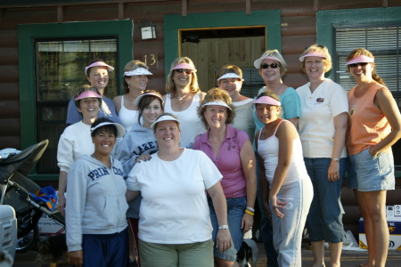 All the girls on our annual Tahoe trip on golf day...