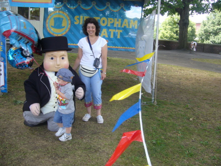 My son meets Sir Topham Hat - 2006