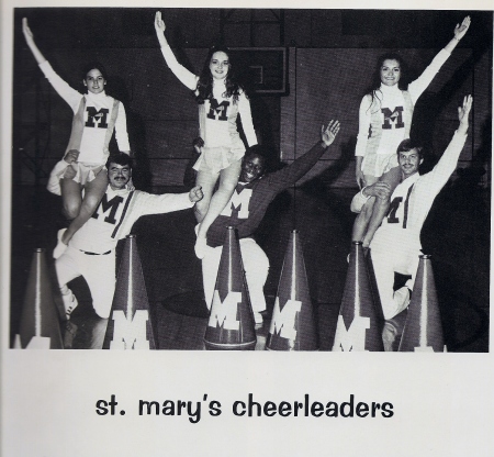 1972  Rattler's Basketball Cheerleaders
