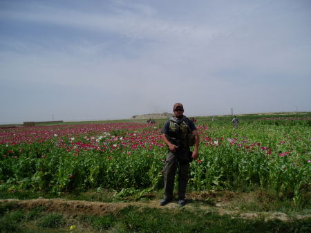 Son Zach in Afghanistan