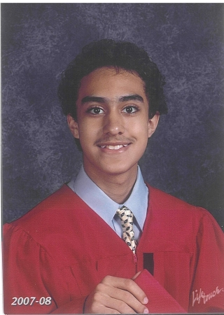 Gabriel 8th Grade Graduation Photo