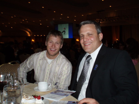 2006 Olympic dinner with Jeret "Speedy"Peterson