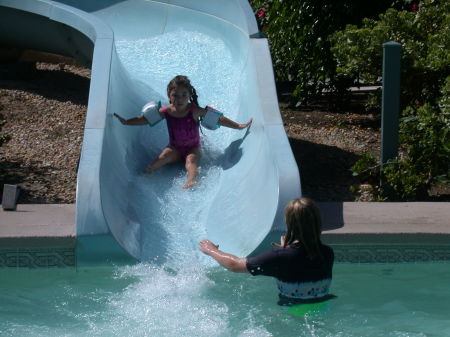 goin down a slide