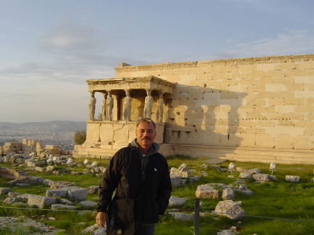 On the Acropolis; 2005 Athens, Greece.