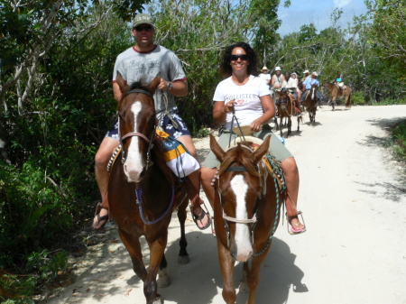 Riding Horses in Cancun