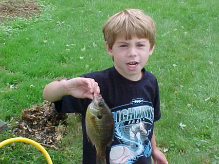 My fishing buddy Griffen