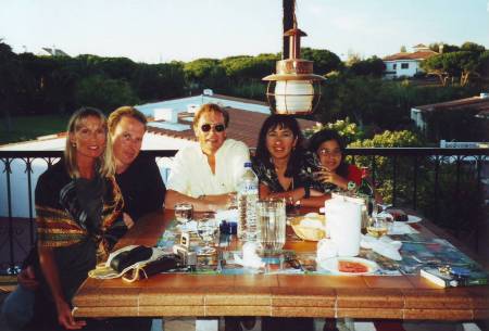 In Spain with friends