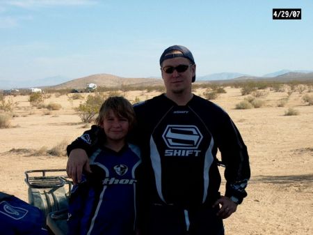 Me with my youngest son Wyatt 10