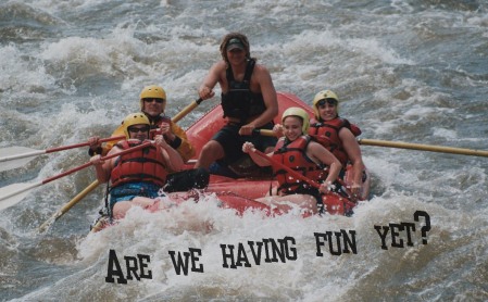 Whitewater rafing in Colorado
