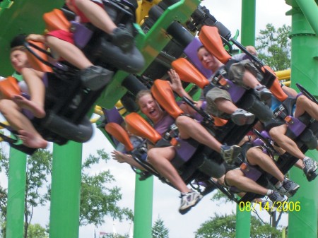 Sarah & James at Carowinds