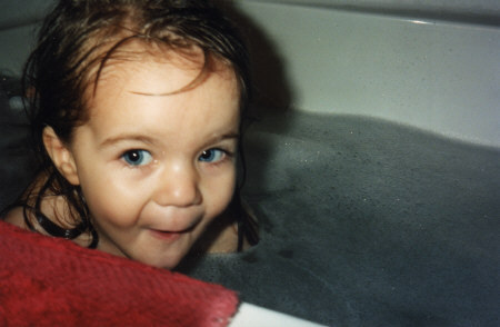 My daughter Katie at age 2.