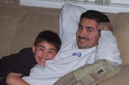 My Husband and son '05