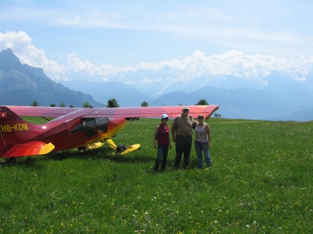 Steve, myself & friend Ulla somewhere in the French Alps