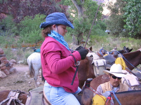 Getting ready to head back up the canyon