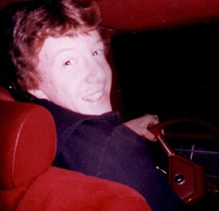 Dave Gets His License - February, 1987 (Before)