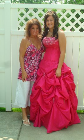 me and Alycia before her prom