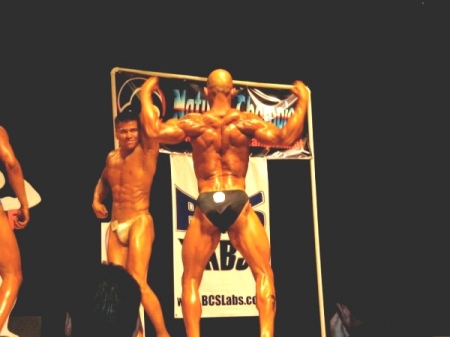 My back pose . I Won 2006 Mr Natural Ohio