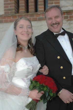 Gary and his daughter (Glenys) at her wedding 2005