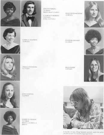 A page from Northern's Yearbook