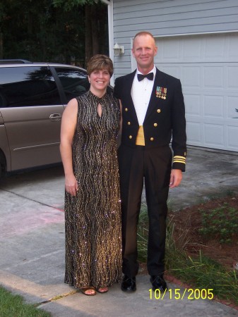 Me and hubby navy ball 2005