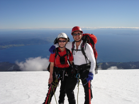 Climbing the Volcano Osorno in Chile 3-07