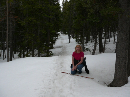 Hiking in Rocky Mountain National Park.