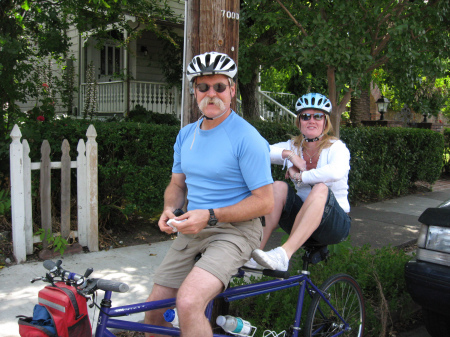 Biking in Dry Creek Valley, Healdsburg, 2007