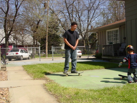 Anthony and grandson