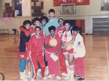 Basketball team And Reggie Theuss