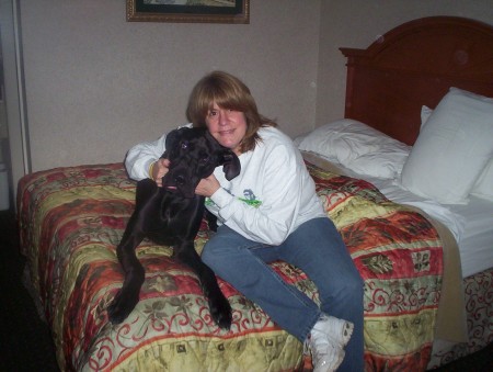 Feb 2007 - Me and Max, a freind's Great Dane!