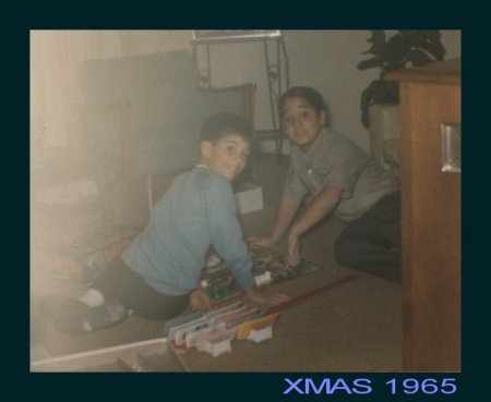 Xmas 1965 with Bobby Aswell