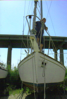 Sailboat we are restoring