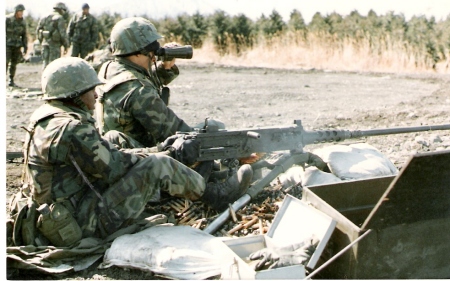 Firing a .50 Cal