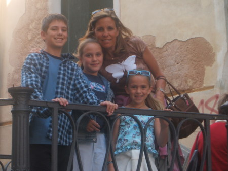 my kids and i in venice, italy