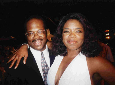 With Oprah in France 1995
