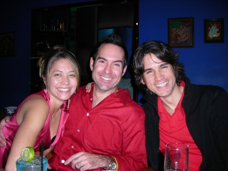 Me, Jenn and Rich at KHT Xmas party 2006.