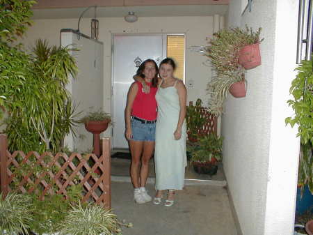 me and my daughter Whitney on her homecoming in Okinawa