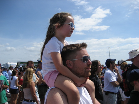 My Baby Girl and I at Airfest 2007 - McDill AFB