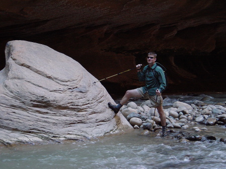 Walking the Narrows- Zion National Park