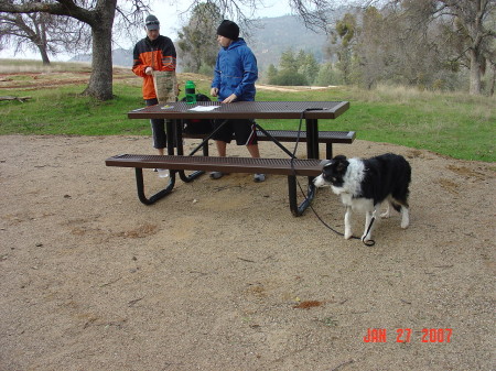 hiking with the family and the 1st canine