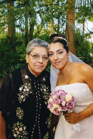 My Mom and I on my wedding day