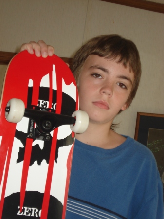 Matthew 12 with new skateboard