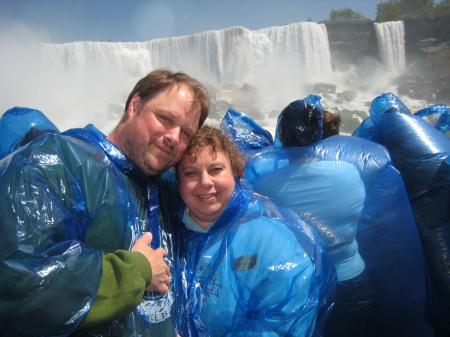 Husband Jack and I in Niagra Falls 5/07
