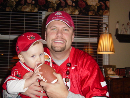 Father & Son Bucks game 1/2007