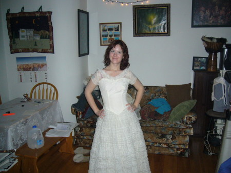 My vintage wedding dress