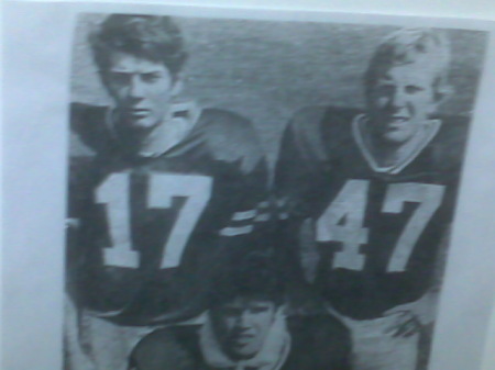 Steve Wholley, Sammy Checovich and me