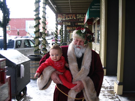 Zander with Father Christmas